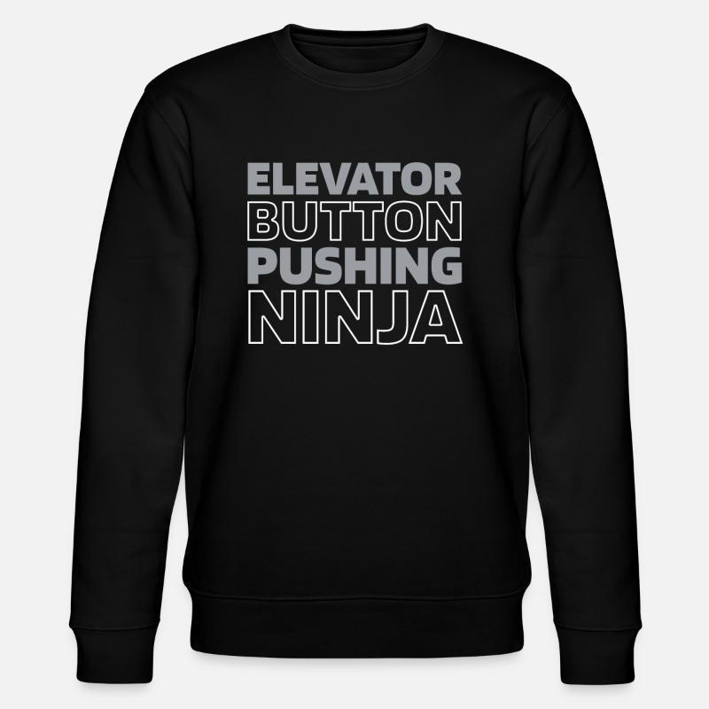 Elevator Elevator - Stanley/Stella CHANGER Unisex Organic Sweatshirt - black