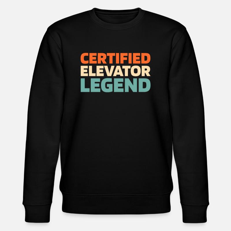 Ascenseur Ascenseur - Sweat bio CHANGER Stanley/Stella Unisexe - noir