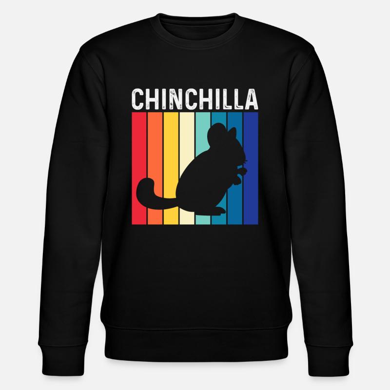 Chinchilla - Stanley/Stella Unisex Bio-Sweatshirt CHANGER  - Schwarz