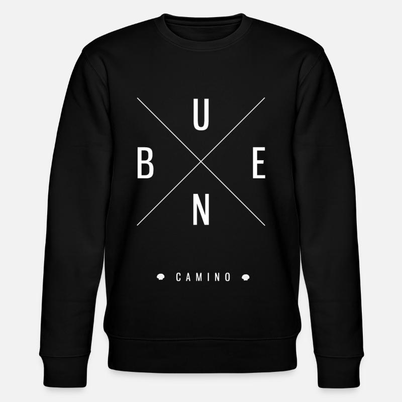 Buen Camino Jakobsweg - Stanley/Stella Unisex Bio-Sweatshirt CHANGER  - Schwarz
