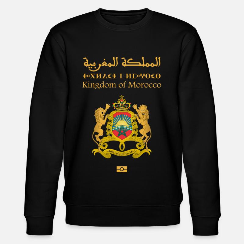 Marokkanischer Pass - Stanley/Stella Unisex Bio-Sweatshirt CHANGER  - Schwarz