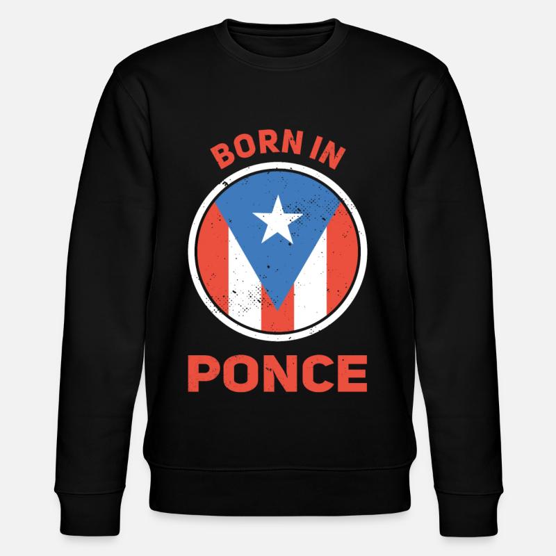 Ponce Porto Rico - Sweat bio CHANGER Stanley/Stella Unisexe - noir