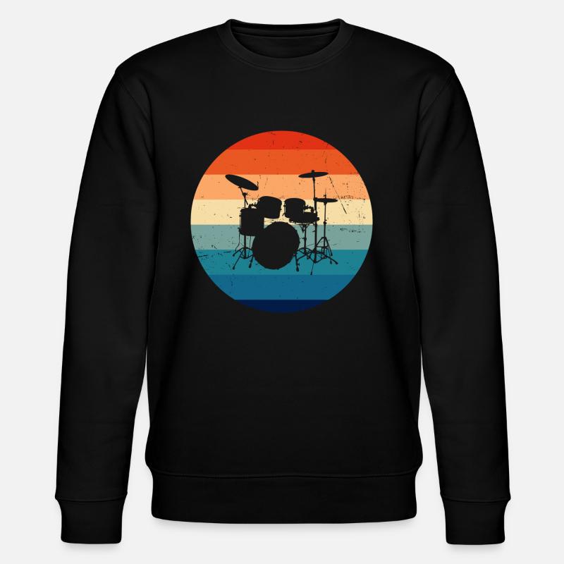 Batteur Tambour Tambours - Sweat bio CHANGER Stanley/Stella Unisexe - noir