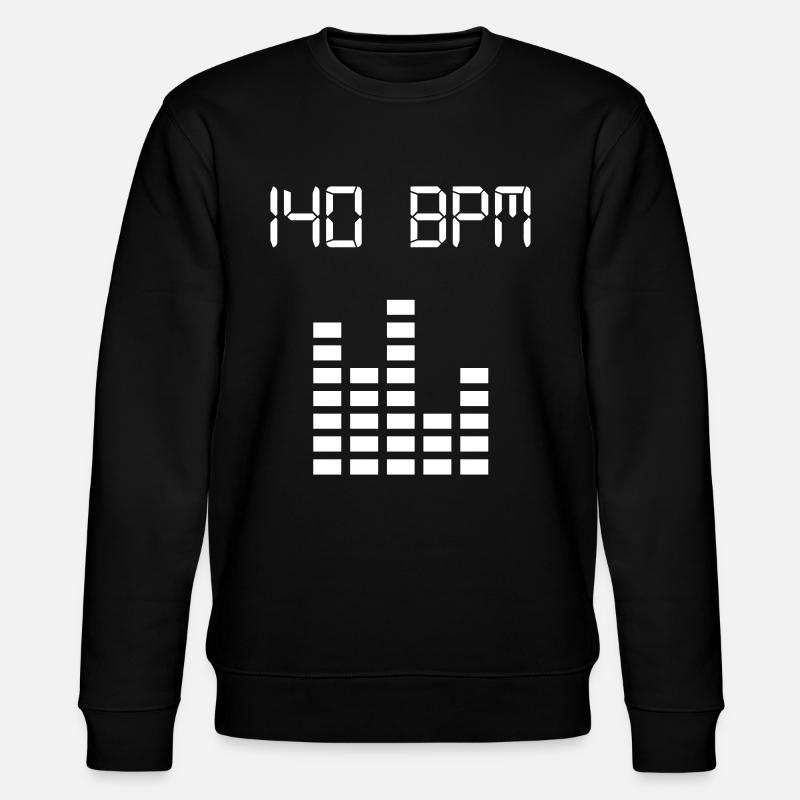 140 BPM - Stanley/Stella Unisex Bio-Sweatshirt CHANGER  - Schwarz
