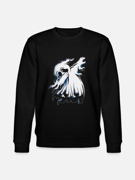 Ghost Haunts Dabbing Ghost Halloween Kostume - Stanley/Stella økologisk unisex-sweatshirt CHANGER  - sort