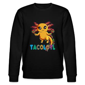 Axolotl Lurch dans le rôle de Taco Mexico Cinco de Mayo - Sweat bio CHANGER Stanley/Stella Unisexe - noir - Devant - Nik (191cm) & Marisol (170cm)