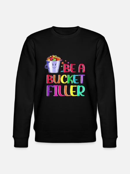 Lärare Tillväxt Skolklass Barn Hink Fyllmedel - Ekologisk sweatshirt CHANGER unisex från Stanley/Stella - svart