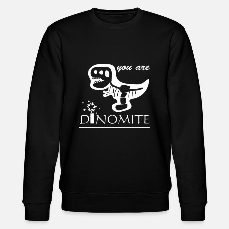 Dynamit Dino - Sweat bio CHANGER Stanley/Stella Unisexe - noir