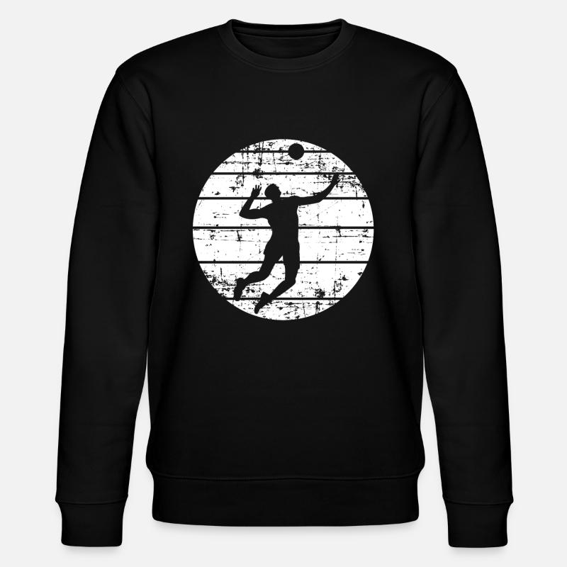 Beach volleyball - Stanley/Stella CHANGER Unisex Organic Sweatshirt - black