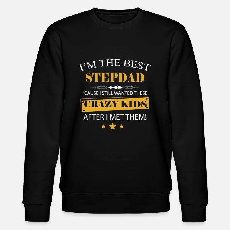 Bester Stiefvater - Stanley/Stella Unisex Bio-Sweatshirt CHANGER  - Schwarz