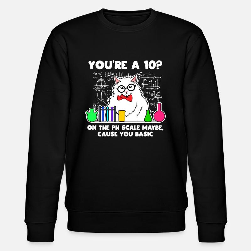Chemistry Nerd Ph - Stanley/Stella CHANGER Unisex Organic Sweatshirt - black