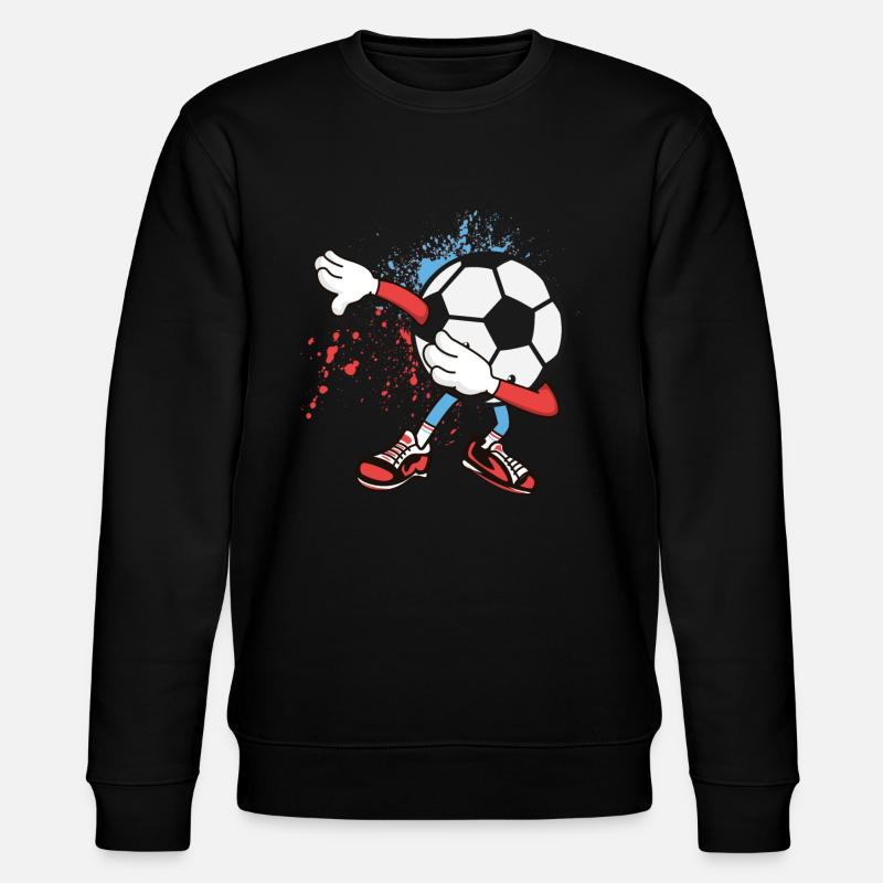 Dab Fußball - Stanley/Stella Unisex Bio-Sweatshirt CHANGER  - Schwarz