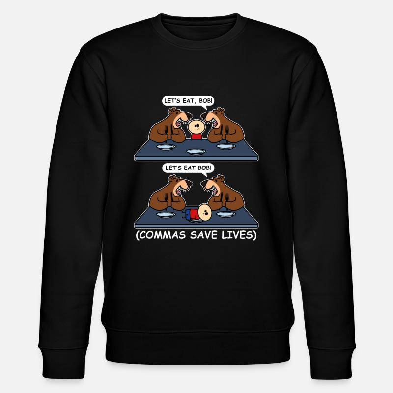 Grammaire Orthographe Drôle - Sweat bio CHANGER Stanley/Stella Unisexe - noir