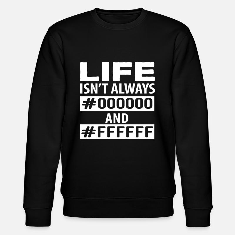 Programmierer Farbcode Lustig - Stanley/Stella Unisex Bio-Sweatshirt CHANGER  - Schwarz