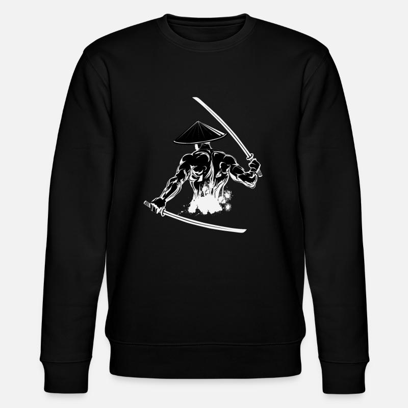 Samurai Katana - Stanley/Stella Unisex Bio-Sweatshirt CHANGER  - Schwarz