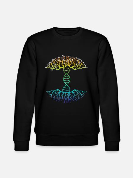 DNA family tree - Stanley/Stella CHANGER Unisex Organic Sweatshirt - black