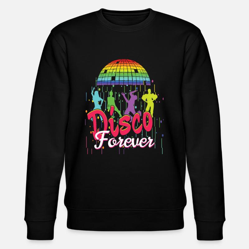 Disco Für Immer - Stanley/Stella Unisex Bio-Sweatshirt CHANGER - Schwarz