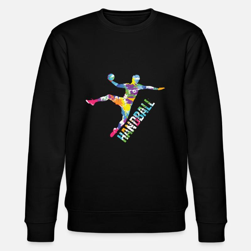 Saut de handball - Sweat bio CHANGER Stanley/Stella Unisexe - noir
