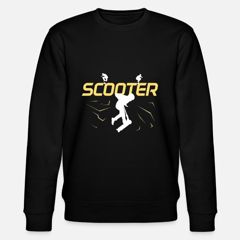 Scooter Roller Sport - Stanley/Stella CHANGER Unisex Organic Sweatshirt - black