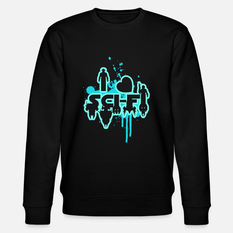 Sci-Fi - Stanley/Stella Unisex Bio-Sweatshirt CHANGER - Schwarz