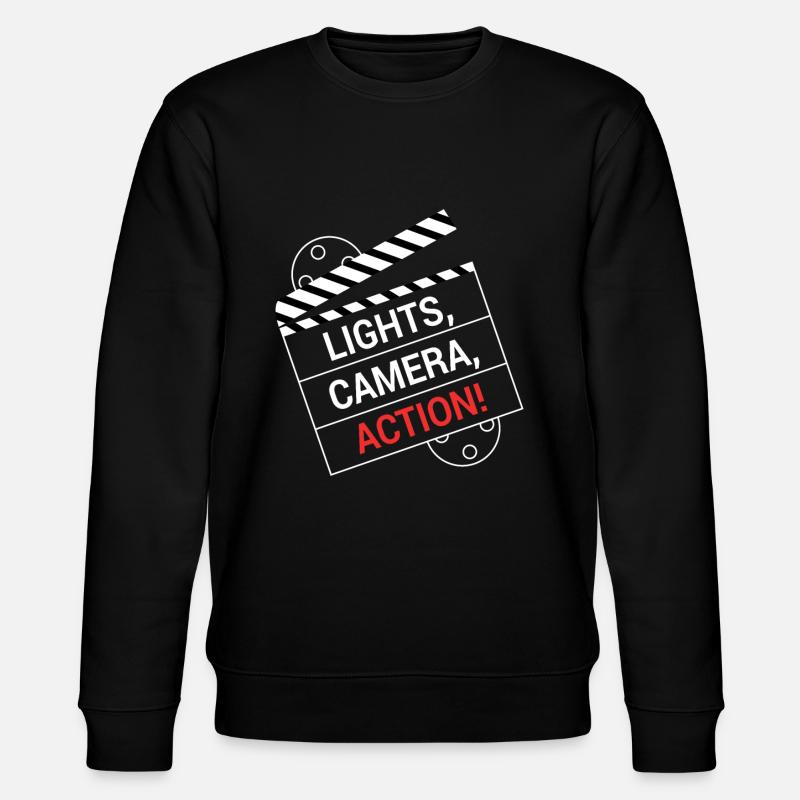 Caméra d’action de lumière - Sweat bio CHANGER Stanley/Stella Unisexe - noir