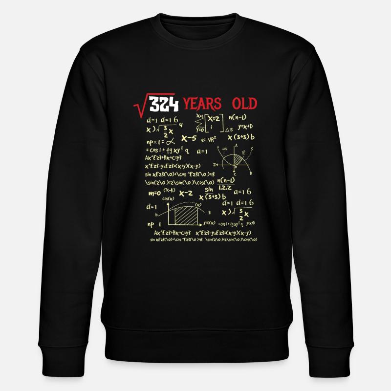 18e anniversaire - Sweat bio CHANGER Stanley/Stella Unisexe - noir