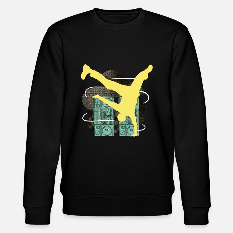 Breakdancer hip hop - Stanley/Stella CHANGER Unisex Organic Sweatshirt - black