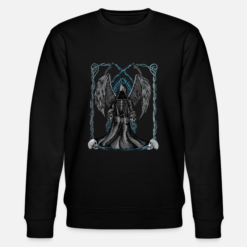 Death on the throne - Stanley/Stella CHANGER Unisex Organic Sweatshirt - black
