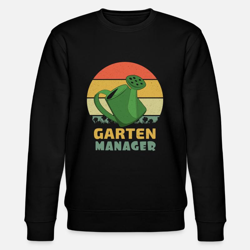 Garten Manager Gärtner Hobbygarten - Stanley/Stella Unisex Bio-Sweatshirt CHANGER  - Schwarz