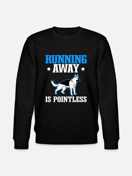 Polizist Polizeihund - Stanley/Stella Unisex Bio-Sweatshirt CHANGER - Schwarz