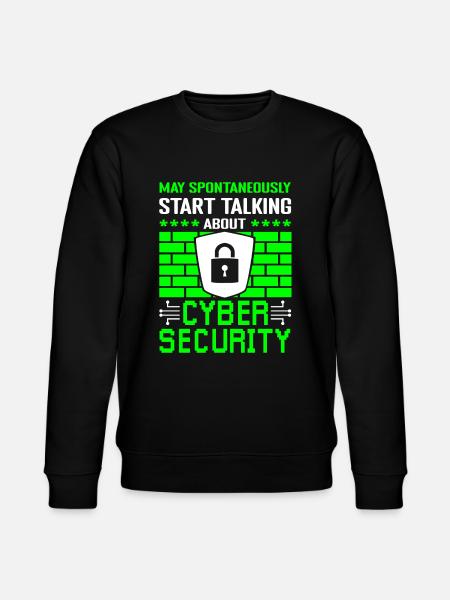 Cyber Security Datenschutz - Stanley/Stella Unisex Bio-Sweatshirt CHANGER  - Schwarz