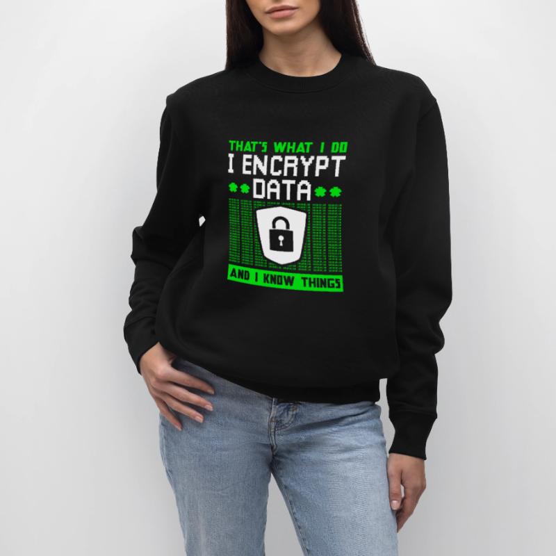 Encrypt cyber security data code Stanley/Stella CHANGER Unisex Organic Sweatshirt