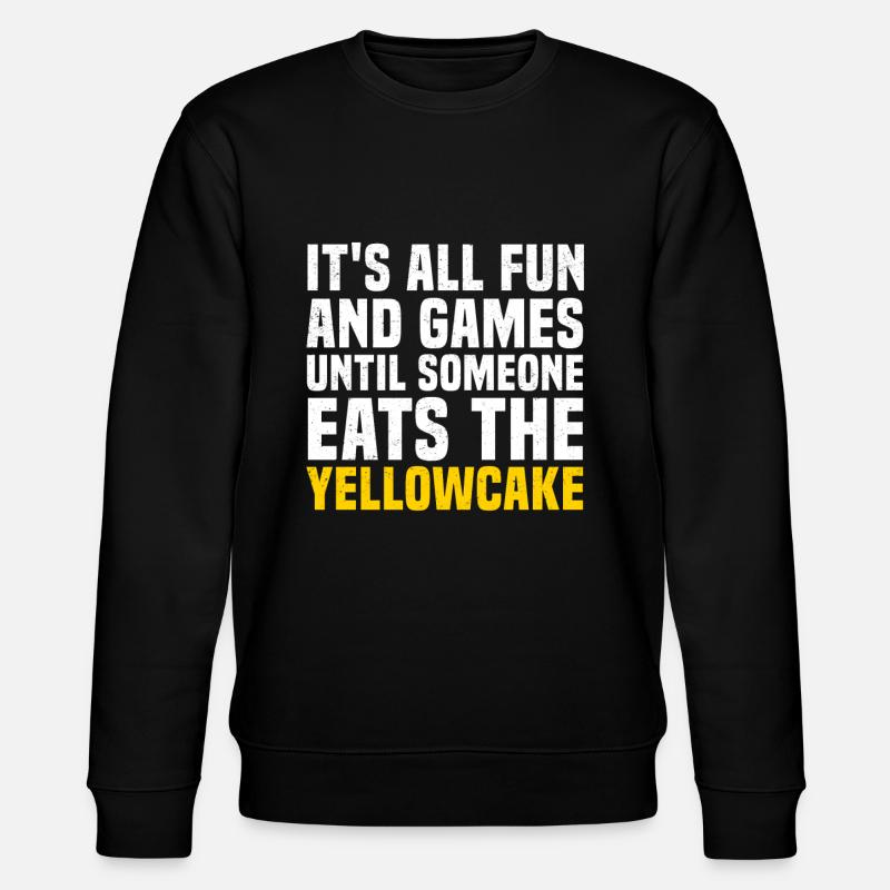 Yellowcake Atomenergie Nuklear Atomkraft - Stanley/Stella Unisex Bio-Sweatshirt CHANGER - Schwarz