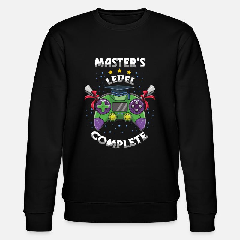 Master-PhD Abschluss Master 2023 Absolvent - Stanley/Stella Unisex Bio-Sweatshirt CHANGER  - Schwarz