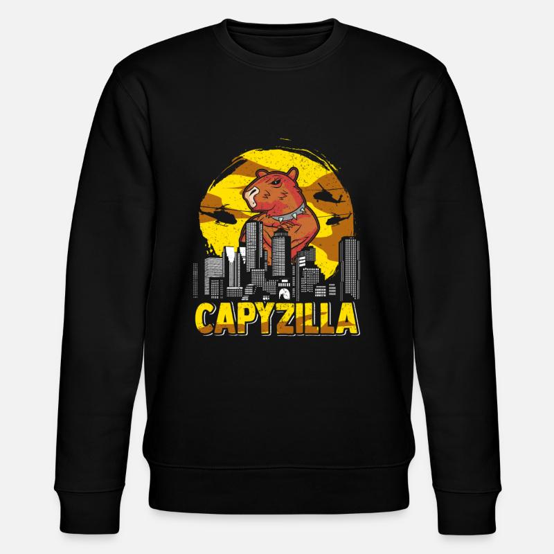 Capyzilla capybara rodent capybara - Stanley/Stella CHANGER Unisex Organic Sweatshirt - black