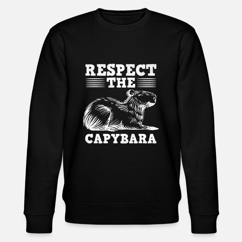 Rongeur Capybara capybara - Sweat bio CHANGER Stanley/Stella Unisexe - noir