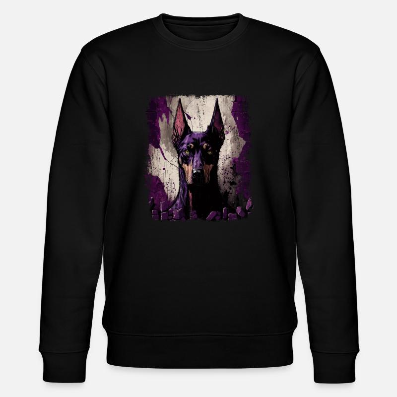 Amour de Doberman Noir - Sweat bio CHANGER Stanley/Stella Unisexe - noir