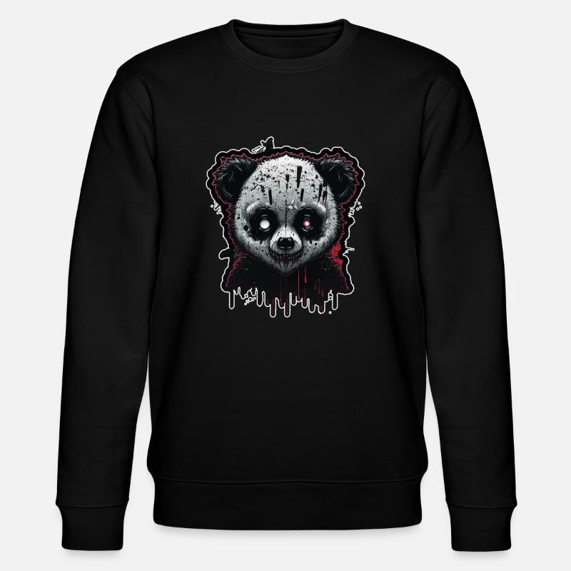 Panda effrayant - Sweat bio CHANGER Stanley/Stella Unisexe - noir