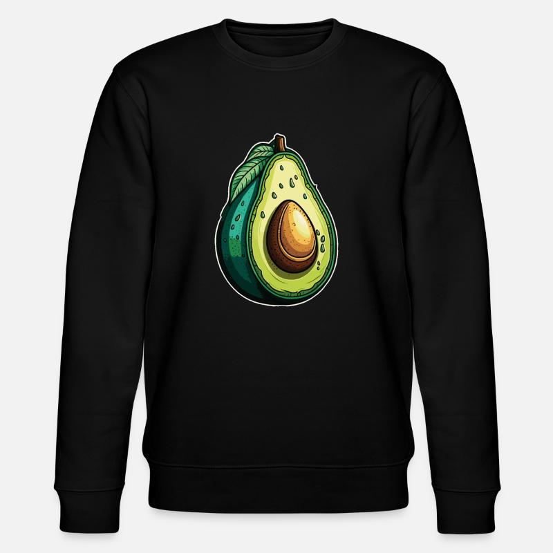 Avocado - Stanley/Stella Unisex Bio-Sweatshirt CHANGER  - Schwarz