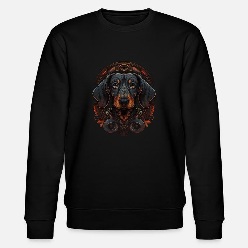 L’art du teckel - Sweat bio CHANGER Stanley/Stella Unisexe - noir