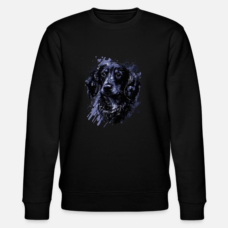 Chiot teckel - Sweat bio CHANGER Stanley/Stella Unisexe - noir