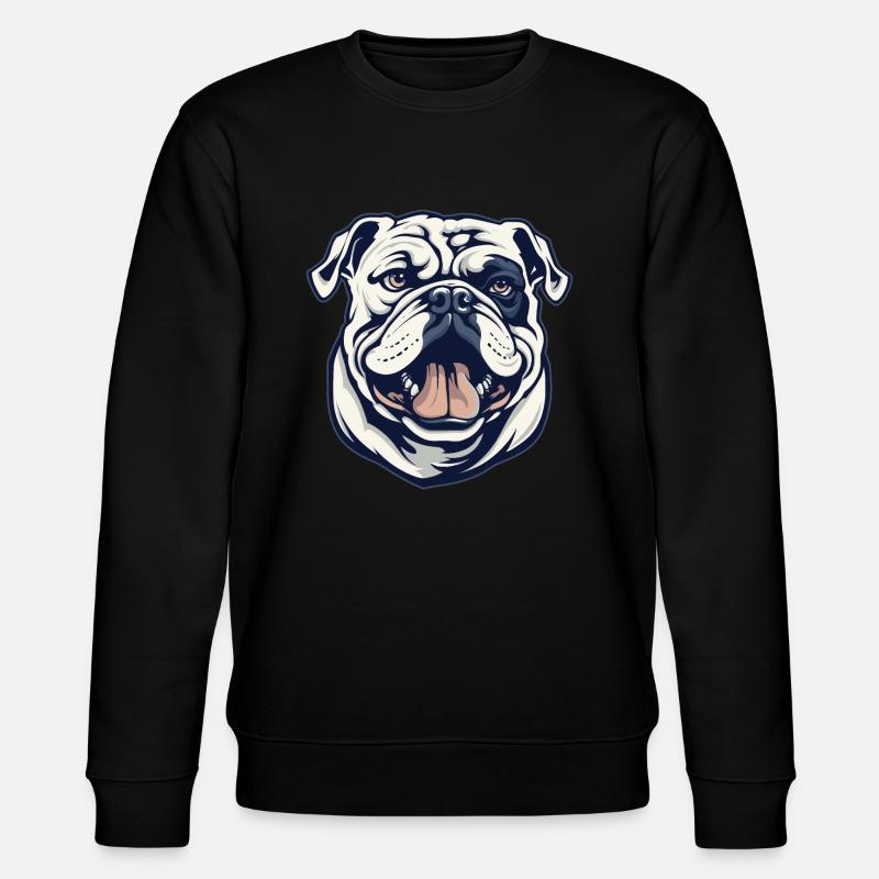 Bouledogue anglais cool - Sweat bio CHANGER Stanley/Stella Unisexe - noir