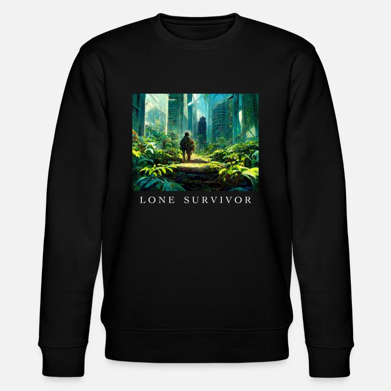 Survivant solitaire seulement survivant - Sweat bio CHANGER Stanley/Stella Unisexe - noir