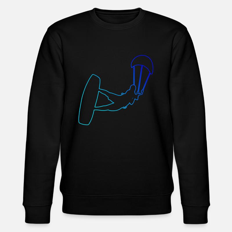 Kitesurfer Hommes Kitesurf Kitesurf - Sweat bio CHANGER Stanley/Stella Unisexe - noir