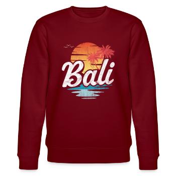 Bali - Sweat bio CHANGER Stanley/Stella Unisexe - bordeaux - Devant - Nik (191cm) & Marisol (170cm)