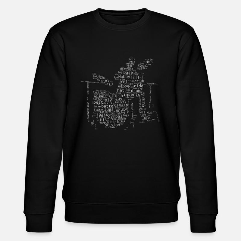 Percussionniste Batteur Hommes - Sweat bio CHANGER Stanley/Stella Unisexe - noir