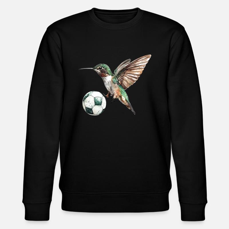 Kolibri - Stanley/Stella Unisex Bio-Sweatshirt CHANGER  - Schwarz