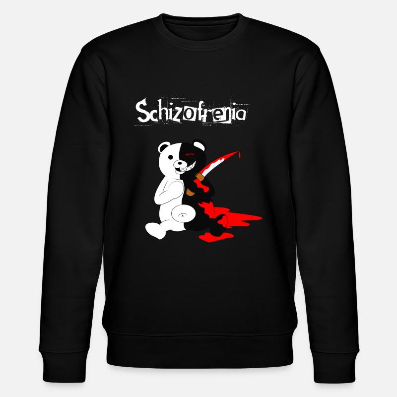 schizophrenia - Stanley/Stella CHANGER Unisex Organic Sweatshirt - black
