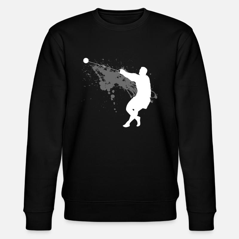 Hammerwurf Hammerwerfer Schwerathletik Geschenk - Stanley/Stella Unisex Bio-Sweatshirt CHANGER  - Schwarz