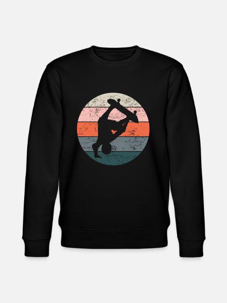 Skateboarder skater - Stanley/Stella CHANGER Unisex Organic Sweatshirt - black